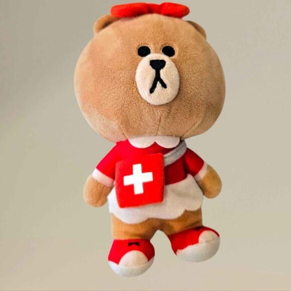 2018 McDonald LINE Friends SOCCER LEAGUE 6" Plush Set - Picture 5 of 8